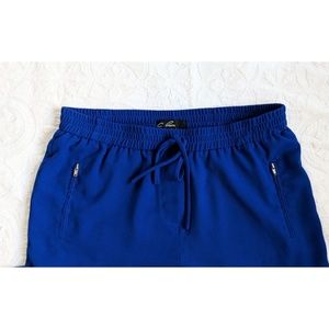 Sold - medium casual blue amkle zip joggers